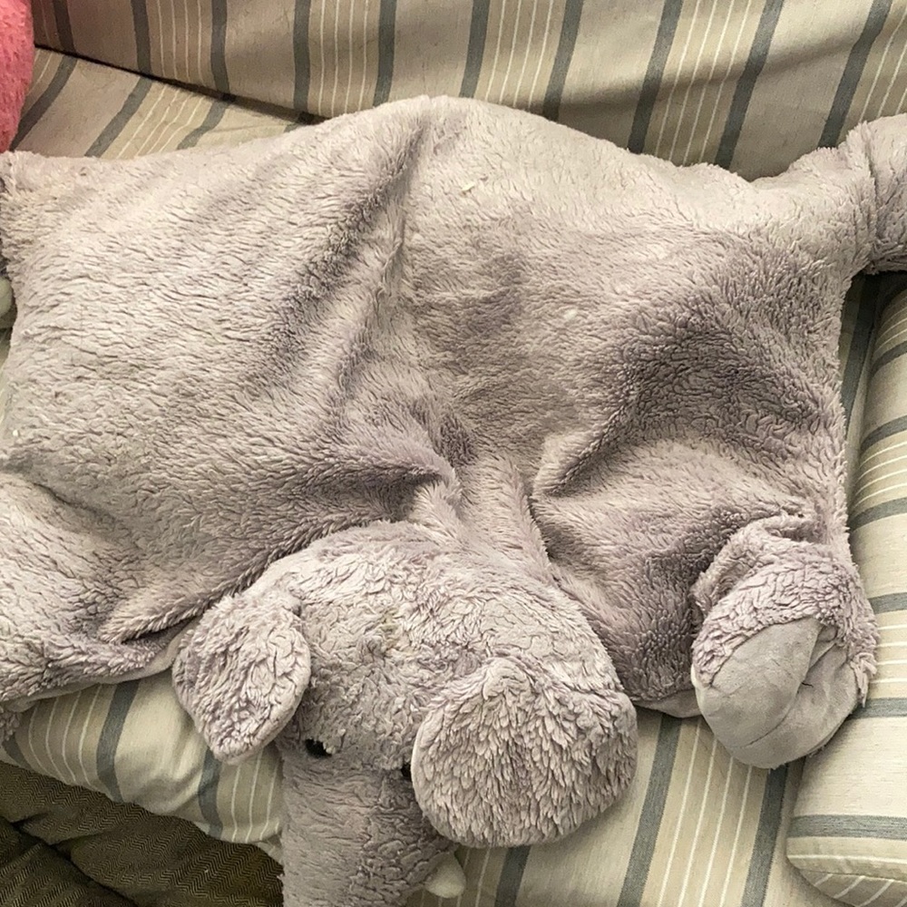 Big stuffed pillow elephant